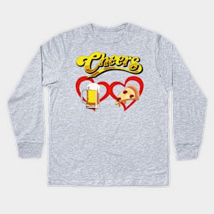 Cheers st valentine´s Kids Long Sleeve T-Shirt